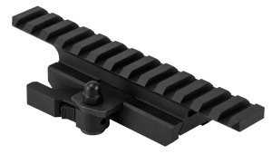 NCSTAR AR15 Picatinny 3/4in Riser with Locking QR Mount (MARFQV2)