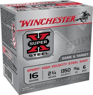 Winchester Super X Xpert 16 Gauge High Velocity 15-16 Ounce 6 Shot 25 Ro...