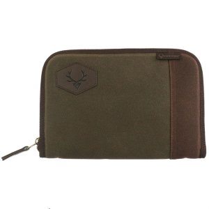 Evolution Outdoor 44379-EV Pistol Case 12 In Waxed Canvas Green/Brown