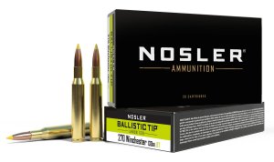 Nosler 40062 Ballistic Tip 270 Win 130 Grain Spitzer Ammo