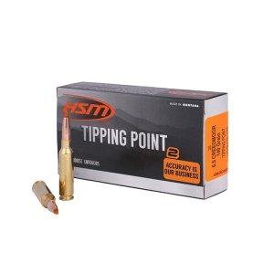 HSM 65CREEDMOOR8N Tipping Point 6.5 Creedmoor 140 gr 20ct