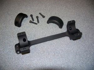 DNZ PRODUCTS 1-Pc Base & Ring Combo Savage Rd Receiver 1in Med Matte