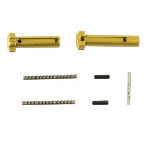 Lantac AR-15 Ultimate Takedown Pin Set TiN Finish Gold 01-LP-UPS-TIN