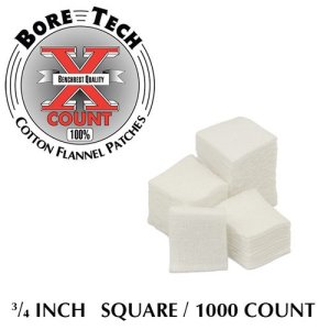 Bore Tech PATCH 3/4IN SQUARE 1000/BAG