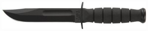 KA-BAR 1258 Short Knife 5.25" Straight Edge with Plastic Sheath