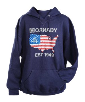 HORN 99613XXXL USA Heritage Hoodie Navy 3X
