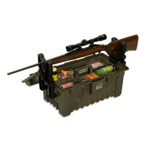 Plano Shooters Case w/ Gun Rest Padded Foam Interior Lockable Latches