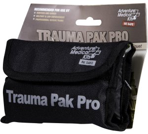 Adventure Medical 20640293 Trauma Pak Pro Stop Bleeding Kit Black