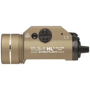 Streamlight TLR-1 HL Gun Light 800 Lumens FDE 3.39 in 4.18 oz