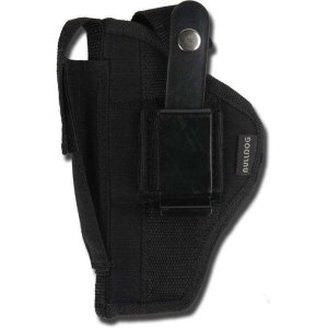 Bulldog FSN34 Extreme OWB Holster Black Nylon Ambidextrous 4-5 In Barrel