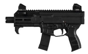 CZ-USA 91430 Scorpion 9mm Pistol 20+1 Black Matte M-LOK Stock 4.2" Sights