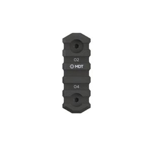 MDT M-Lok Picatinny Rail 2.5 In Black 6061-T6 Aluminum 103150BLK