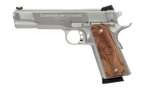TriStar 85635 American Classic Trophy 1911 .45 ACP 5 in Chrome Steel 8 Roun