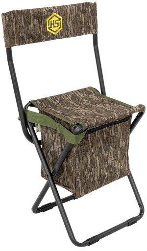 GSM Outdoors DoveChair with Back Mossy Oak New Bottomland Camo