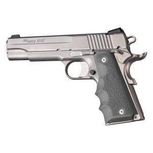 Hogue 45002 Slate Grey Overmolded Rubber Grips w/ Finger Grooves 8.10 In