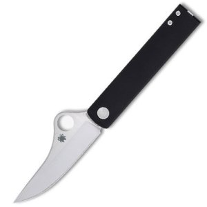 Spyderco C272ALBKP Essenza 3.19" N690Co Satin Blade Aluminum Handle
