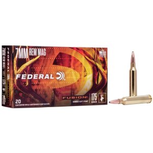 Federal Premium Fusion 7mm Rem Mag 175 Grain Soft Point 20 Round Box