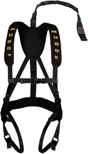 Muddy MUD-MSH110 Magnum Pro Safety Harness Black Padded Nylon One Size