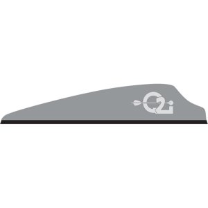 Q2i Fusion X-II 2.5" Lightweight Vanes Grey 100 Pack Q06040