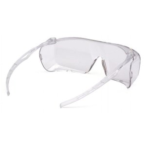 Pyramex PYS9910ST Safety Glasses Clear H2X Anti-Fog ANSI Z87.1 Black