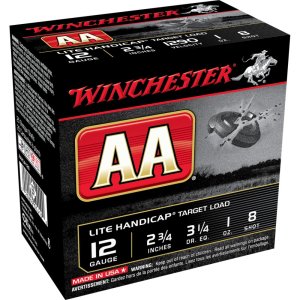 Winchester AAHLA128 12 Gauge 2.75 In 1 oz #8 Shot 25 Rounds 1290 fps