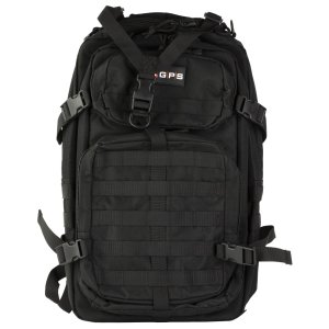 GPS T1712BPB Tactical Bugout Backpack Black 600D Polyester
