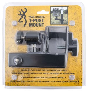 Browning Trail Cameras T-Post Mount Universal Steel Adjustable