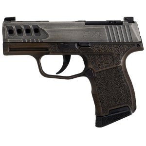 Sig Sauer 365-9-BXR3P 9mm P365 Gold Bug 10rd 3.1" Grey Slide Brown Grip