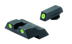 Meprolight 102263101 Tru-Dot Green Tritium Sight Set Glock 26/27