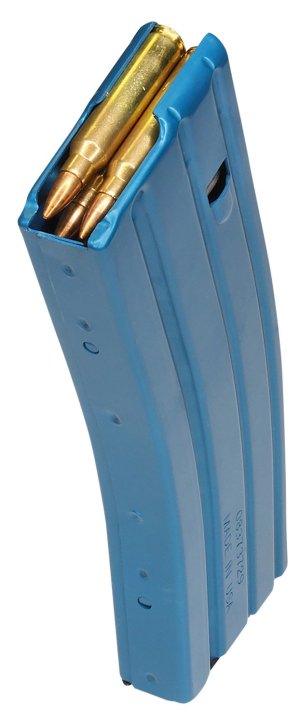DuraMag 2023005175CPD AR-15 20rd Magazine 5.56/.223/300BLK Blue Aluminum