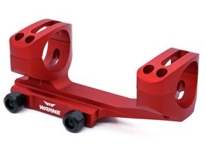 Warne XSKEL30R 30mm Ultra High 0 MOA Mount Red