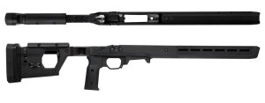 Magpul MAG997-BLK Pro 700 Stock Fixed Aluminum Bedding Black Synthetic