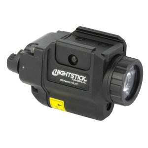 Nightstick TCM550XLGL Compact Weapon Light Green Laser 550 Lumens Black Anodized Aluminum 136 Meters