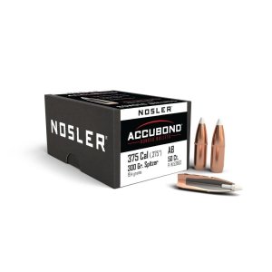 Nosler AccuBond .375 Caliber 300 Grain Spitzer Bullets 50 Count