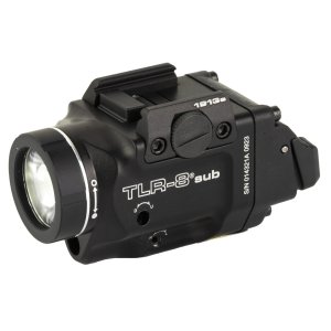 Streamlight TLR-8 Sub 500 Lumens Black Fits 1913 Rail 14-Rounds