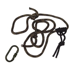 Summit SU83100 Linesman's Rope 8ft with Prussic Knot & Carabiner Clip