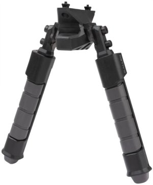 Allen Helix Polymer Bipod Low M-LOK Black/Gray Adjustable