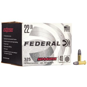 Federal AM22 22LR 40 Grain Lead Round Nose 325 Rounds per Box