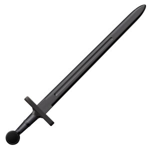 Cold Steel CS92BKS Medieval Training Sword 32.25" Black Polypropylene Blade