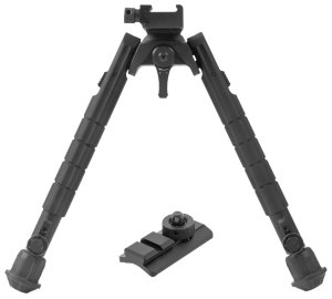 UTG Leapers TLBP03B Bipod Black Anodized 8-12" Aluminum