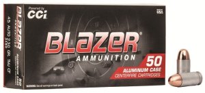 CCI 3480 Blazer Clean Fire Ammo 45 ACP 230gr TMJ 50rd Box
