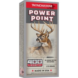 Winchester Ammo X4001 Power-Point 400 Legend 215 gr 20 Per Box/ 10 Cs
