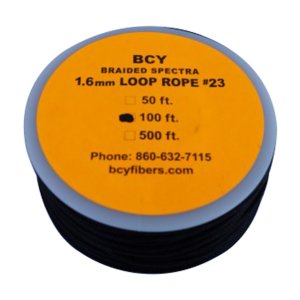 BCY 23 D-Loop Material Black 100 ft. Archery String Accessory