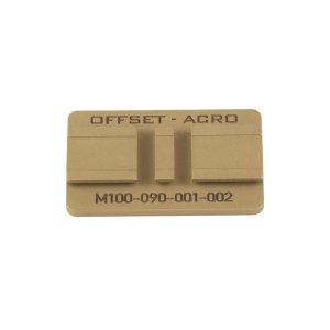 Reptilia 100-230 AUS Offset Mount, Anodized, FDE, 37° Offset, 1.05 oz