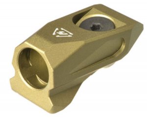Strike Industries SI-LINK-AQD-FDE Angled QD Mount FDE Aluminum 30° KeyMod M-Lok