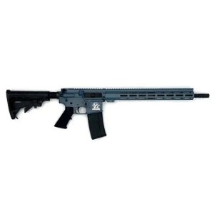 GLFA CA Compliant Rifle .223 Wylde 10rd Mag(1) 16'' Stainless Threaded Barrel Blue Titanium Cerakote