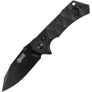 Master Cutlery Elite Tactical Folding Knife 3.5in Blade Black