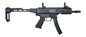 Panzer Arms PAHAN9PCCB HAN-9 9mm Luger 30+1 6.50" Black Melonite Threaded, Barrel Black Anodized Aluminum Receiver w/Picatinny Rail, Rear Picatinny Rail, M-LOK Handguard, Ambidextrous