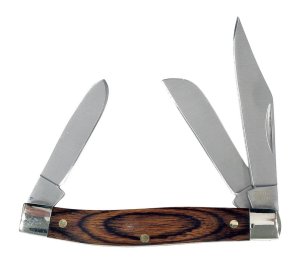 RUKO RUK0071 440A Pakawood Folding Knife 3.31 Inch Blade