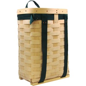 Minnesota Trapline 841187100479 Pack Basket 20" Hardwood, Adjustable Harness